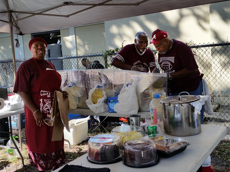 Theresa Blackston at chs 2017 block party